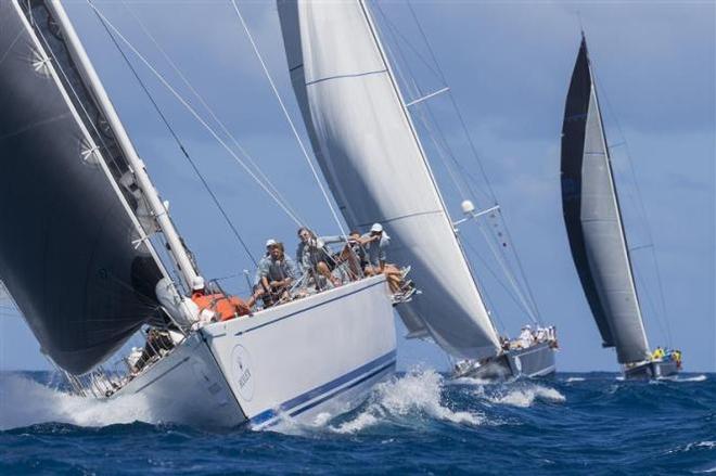 Class A in action, Selene (CAY), Solleone (ITA), Stark Raving Mad (USA) - 2015 Rolex Swan Cup Caribbean ©  Rolex / Carlo Borlenghi http://www.carloborlenghi.net